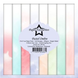 (PF242)Paper Favorites Pastel Ombre 6x6 Inch Paper Pack