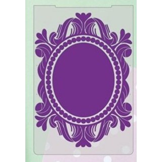 (GEM-EFD-3D-OPOV)Gemini 3D Embossing Folder and Nesting Dies Opulent Oval