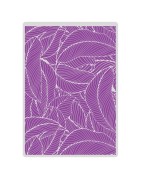 (GEM-EF5-LUSLEAV)Gemini Textured Luscious Leaves 2D Embossing Folder