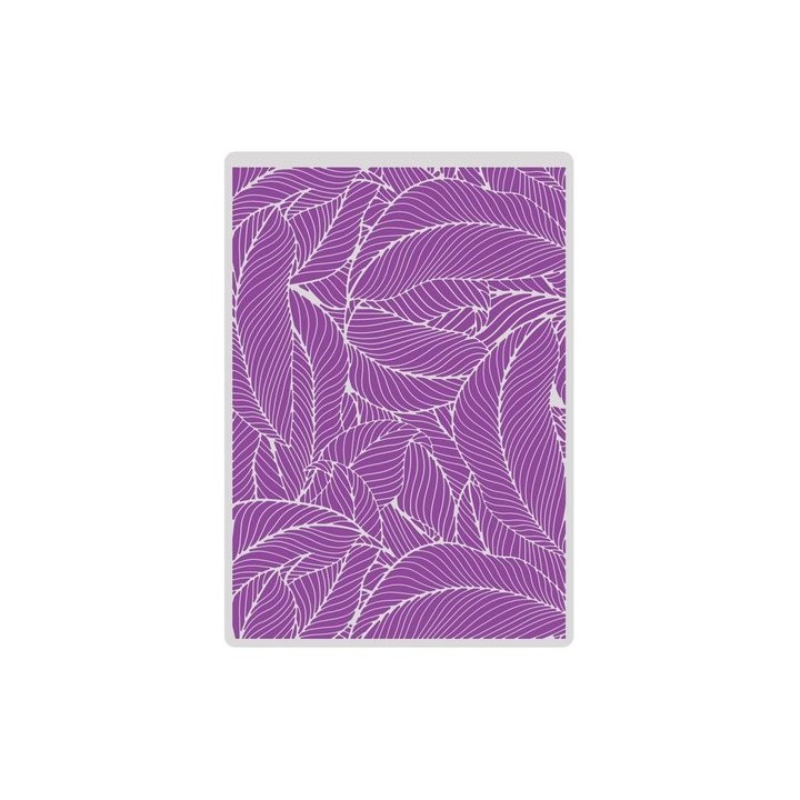 (GEM-EF5-LUSLEAV)Gemini Textured Luscious Leaves 2D Embossing Folder