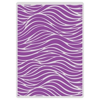 (GEM-EF5-GENWAVE)Gemini Textured Gentle Waves 2D Embossing Folder