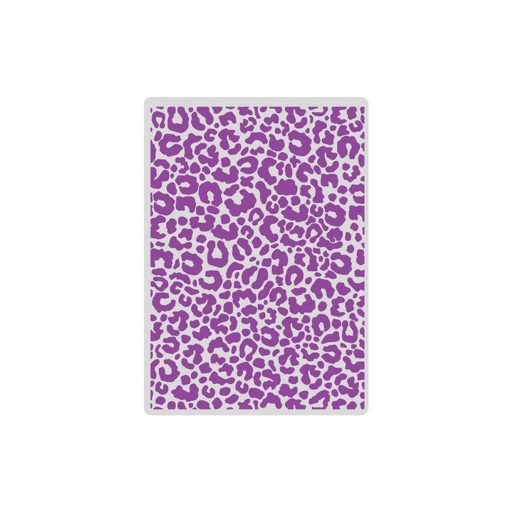 (GEM-EF5-LEOPRIN)Gemini Textured Leopard Print 2D Embossing Folder