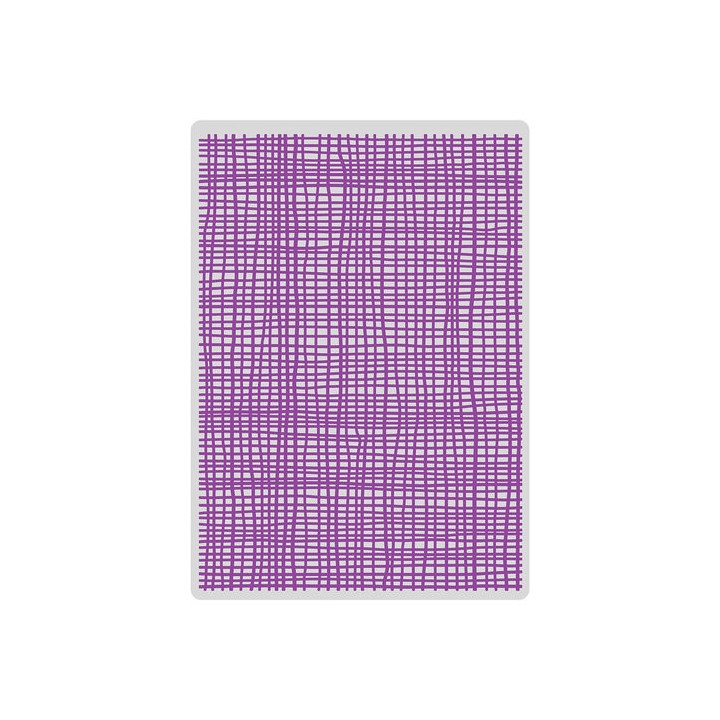 (GEM-EF5-CLAHESS)Gemini Textured Classic Hessian 2D Embossing Folder