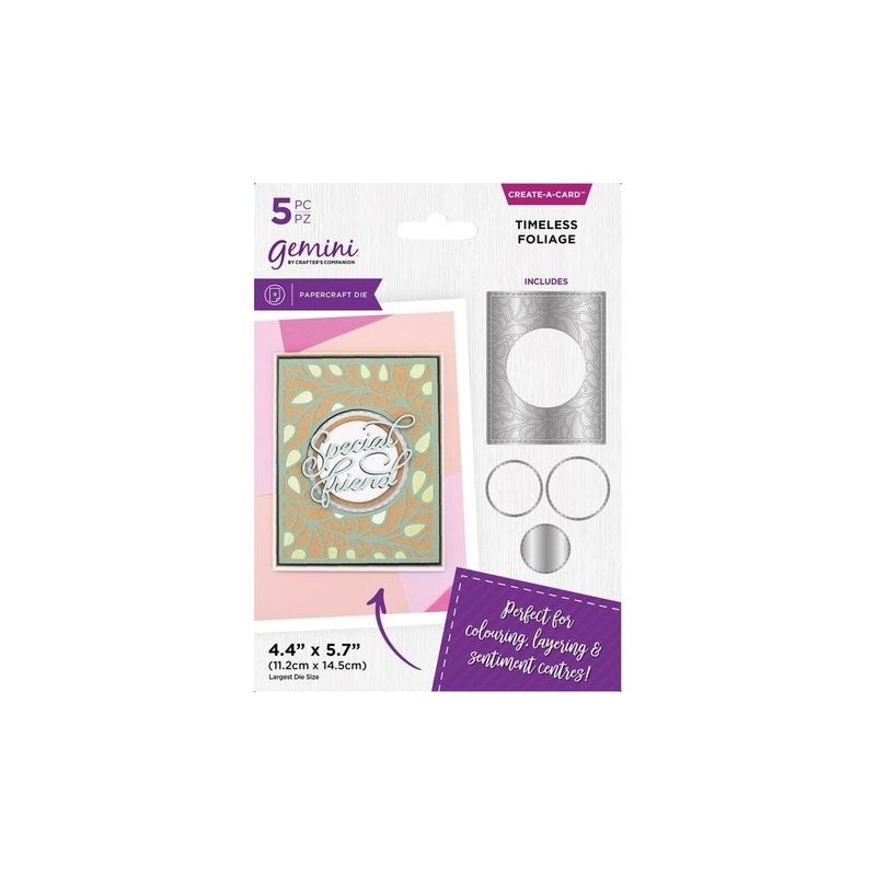 (GEM-MD-CAD-TFOL)Gemini Timeless Foliage Create-a-Card Dies (GEM-MD-CAD-TFOL)Gemini Timeless Foliage Create-a-Card Dies