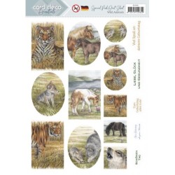 (SB10806)Scenery Special - Card Deco Essentials - Wild Animals - Deutsch