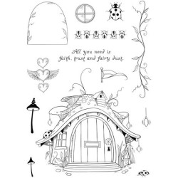(PI210)Pink Ink Designs A-Door-Able A5 Clear Stamps