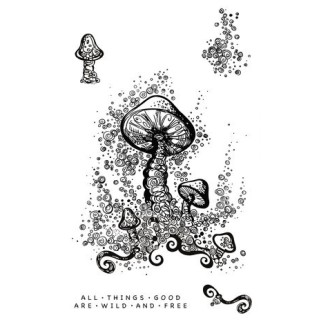 (KK0006)Katkin Krafts Champignon A5 Clear Stamp Set