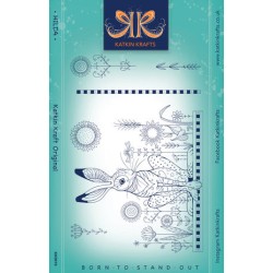 (KK0010)Katkin Krafts Hilda A5 Clear Stamp Set