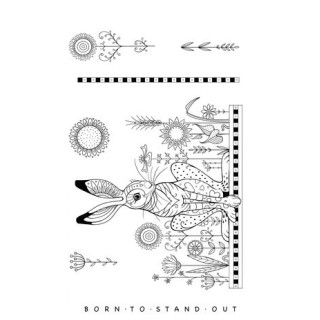 (KK0010)Katkin Krafts Hilda A5 Clear Stamp Set