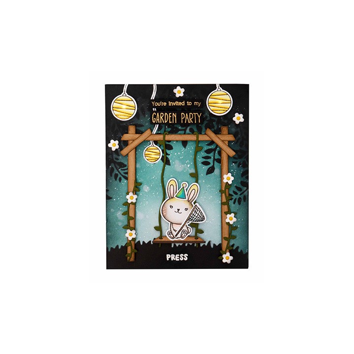 (SL-SS-CD509)Studio Light SL Cutting Die Flowery swing Sweet Stories nr.509