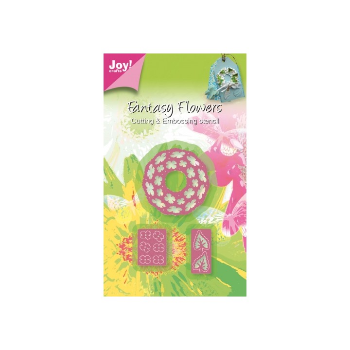 (6002/0266)Cutting & Embossing stencil 3D Fantasy krans