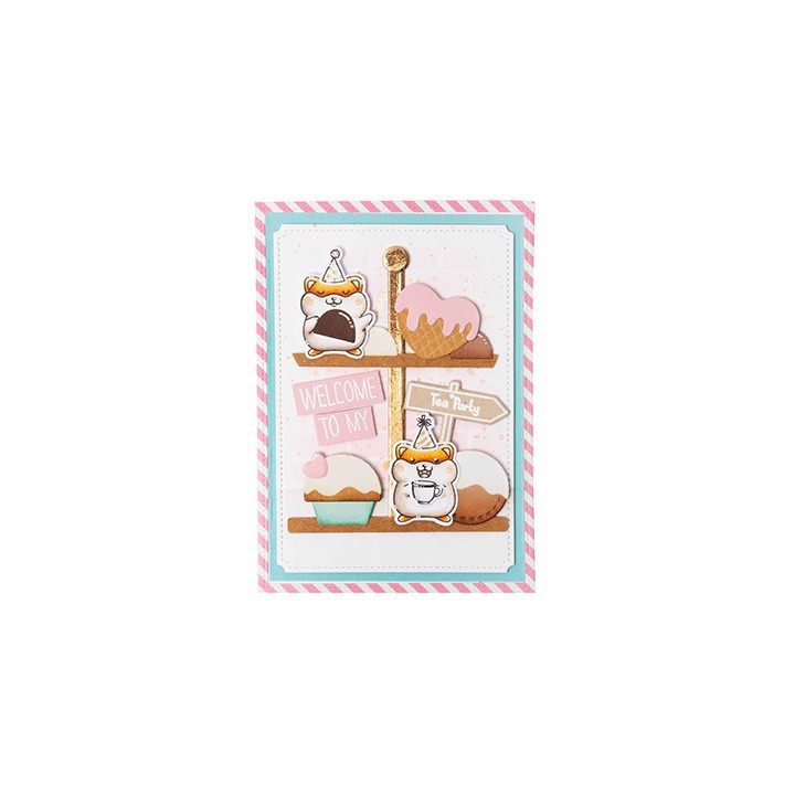 (SL-SS-CD510)Studio Light SL Cutting Die Cupcake Sweet Stories nr.510
