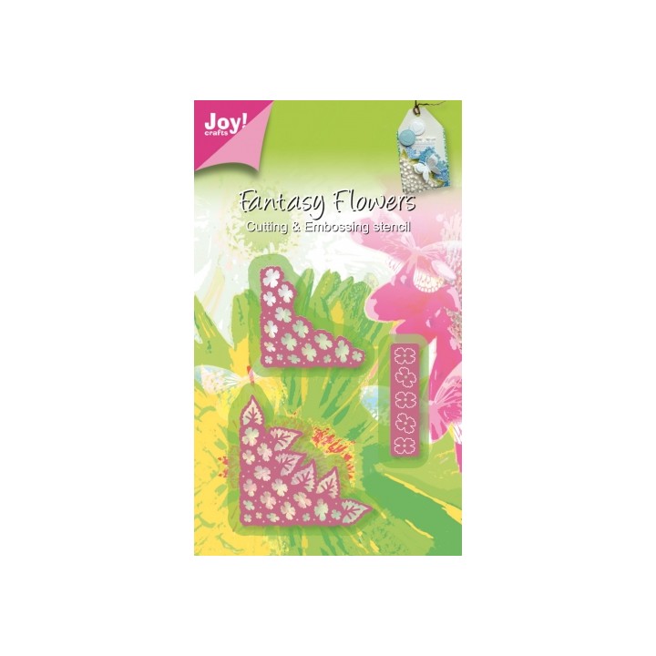(6002/0267)Cutting & Embossing stencil 3D Fantasy corner