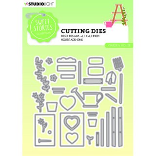 (SL-SS-CD513)Studio Light SL Cutting Die Essentials Garden house add-ons Sweet Stories nr.513