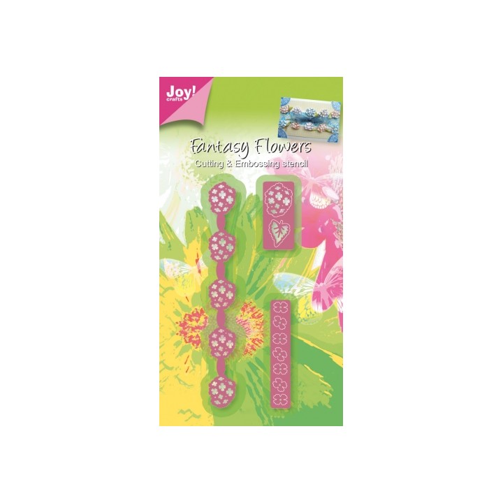 (6002/0268)Schneide & Präge Schablone 3D Fantasy Rand