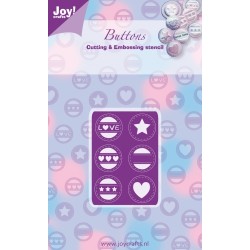(6002/0265)Cutting & Embossing stencil love