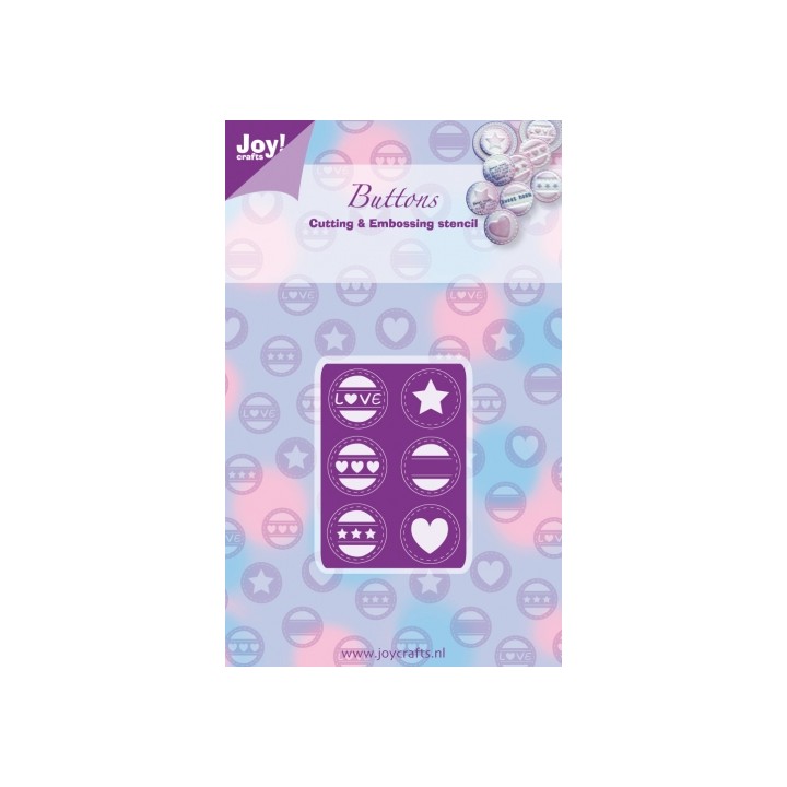 (6002/0265)Schneide & Präge Schablone 3D Fantasy Love