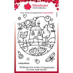 (FRS971)Woodware Dream Home Clear Stamps