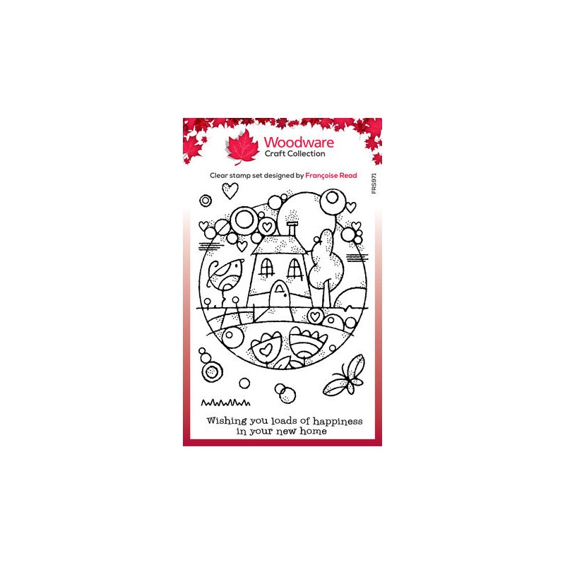 (FRS971)Woodware Dream Home Clear Stamps