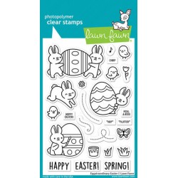 (LF3077)Lawn Fawn Eggstraordinary Easter Clear Stamps
