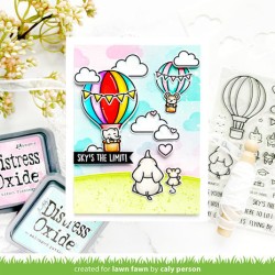 (LF3069)Lawn Fawn Fly High Clear Stamps