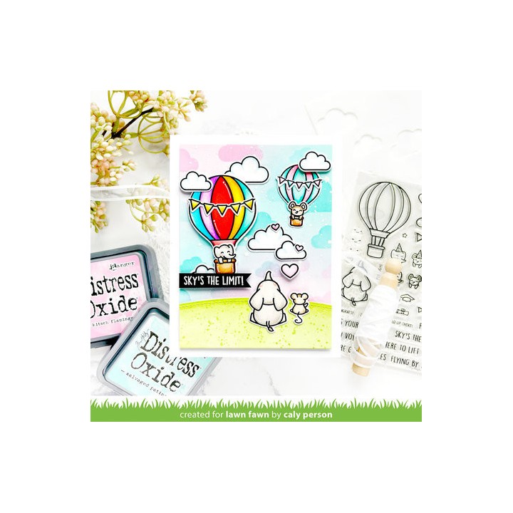 (LF3069)Lawn Fawn Fly High Clear Stamps