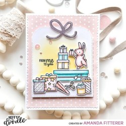 (HFD0491)Heffy Doodle Wrapped With Love Clear Stamps