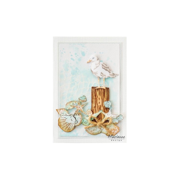 (TC0910)Clear stamp Tiny's Art - Seashells