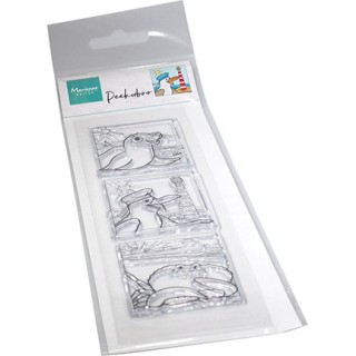 (CS1130)Clear stamp Hetty's Peek-a-boo Beach