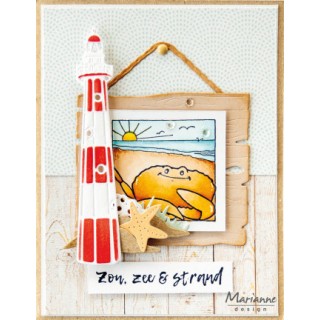 (CS1130)Clear stamp Hetty's Peek-a-boo Beach