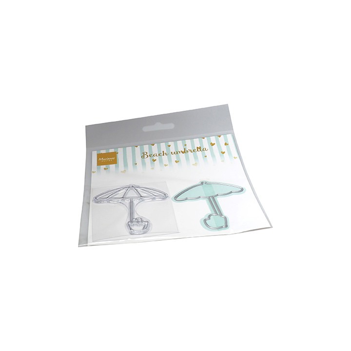 (CS1132)Clear stamp Beach Umbrella