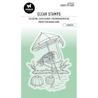 (BL-ES-STAMP457)Studio light BL Clear stamp Flamazing By Laurens nr.457