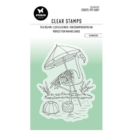 (BL-ES-STAMP457)Studio light BL Clear stamp Flamazing By Laurens nr.457