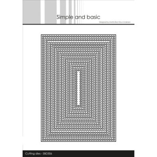 (SBD306)Simple and Basic Circle Edges Rectangle Cutting Dies