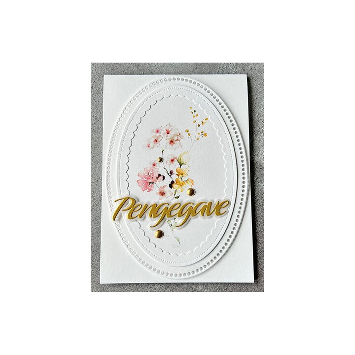 (SBD308)Simple and Basic Circle Edges Oval Cutting Dies