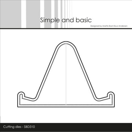 (SBD310)Simple and Basic Card Holder Cutting Dies
