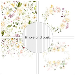 (SBP517)Simple and Basic Spring Feelings 6x6 Inch Paper Pack