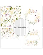 (SBP717)Simple and Basic Spring Feelings 12x12 Inch Paper Pack