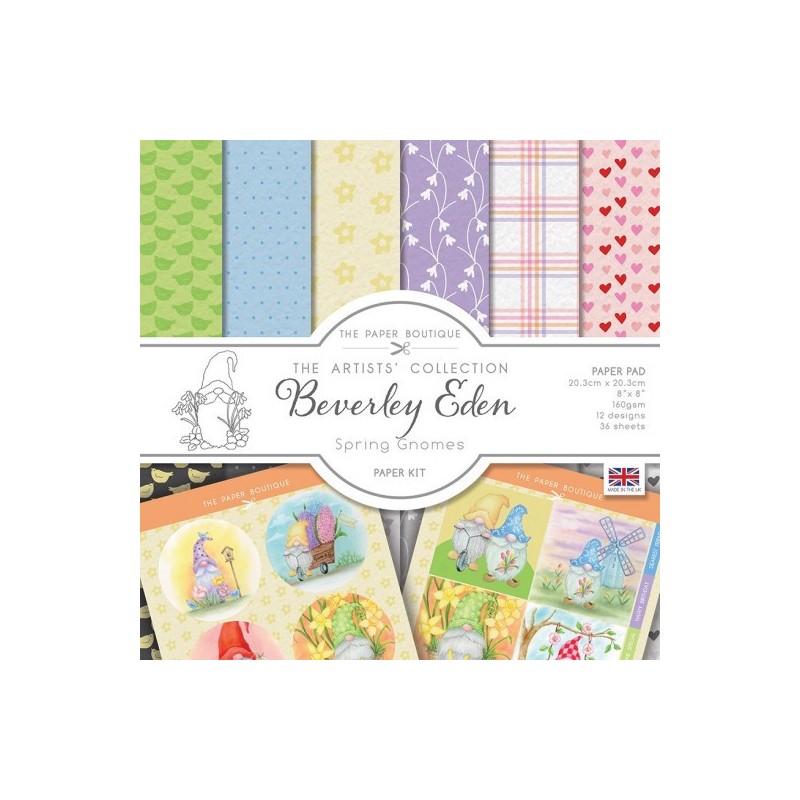 (PB1798)The Paper Boutique Spring Gnomes Paper Kit