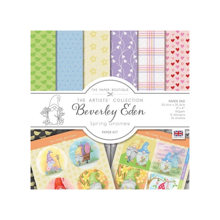 (PB1798)The Paper Boutique Spring Gnomes Paper Kit