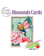 (DDDC1126)Dotty Designs Diamond Cards - Birds and flowers