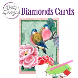 (DDDC1126)Dotty Designs Diamond Cards - Birds and flowers