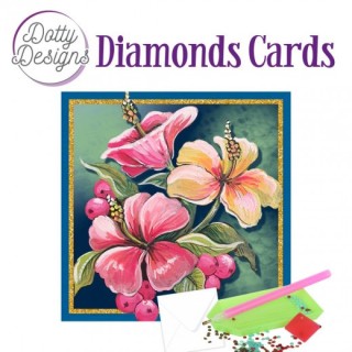 (DDDC1130)Dotty Designs Diamond Cards - Beautiful Flowers