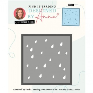 (DBAD10015)Designed by Anna - Cutting Dies - Rain