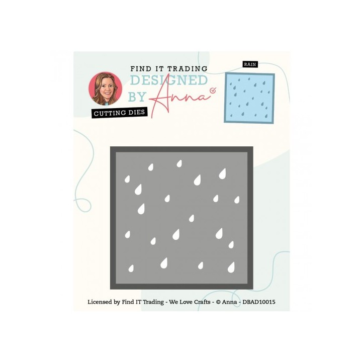(DBAD10015)Designed by Anna - Cutting Dies - Rain