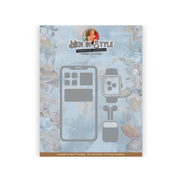 (YCD10313)Dies - Yvonne Creations - Men in Style - Smart