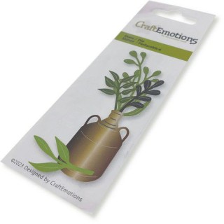 (115633/0293)CraftEmotions Die - Vase with branches Card 5x10cm