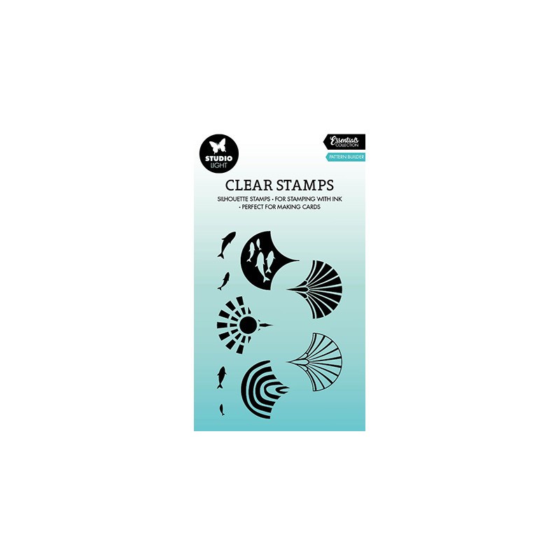 (SL-ES-STAMP430)Studio light SL Clear stamp Pattern builder Essentials nr.430