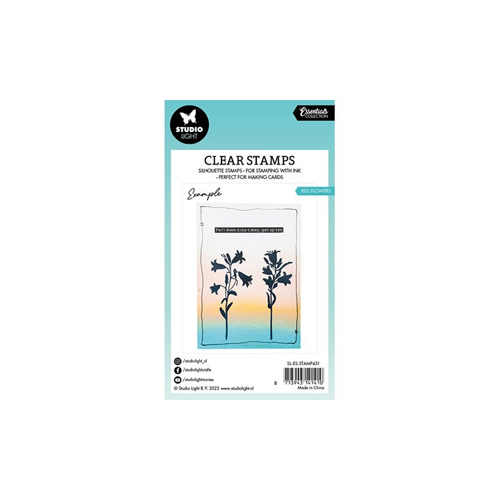 (SL-ES-STAMP431)Studio light SL Clear stamp Bell flowers Essentials nr.431