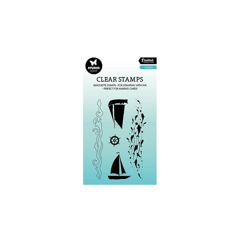 (SL-ES-STAMP433)Studio light SL Clear stamp Ocean Essentials nr.433